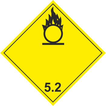 Окисляющие вещества - Маркировка опасных грузов, знаки опасности - Магазин охраны труда ИЗО Стиль