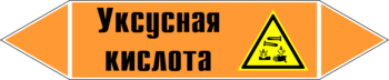 Маркировка трубопровода "уксусная кислота" (k06, пленка, 507х105 мм)" - Маркировка трубопроводов - Маркировки трубопроводов "КИСЛОТА" - Магазин охраны труда ИЗО Стиль