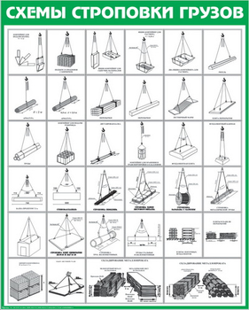 Схема строповки st08 - Схемы строповки и складирования грузов - Магазин охраны труда ИЗО Стиль